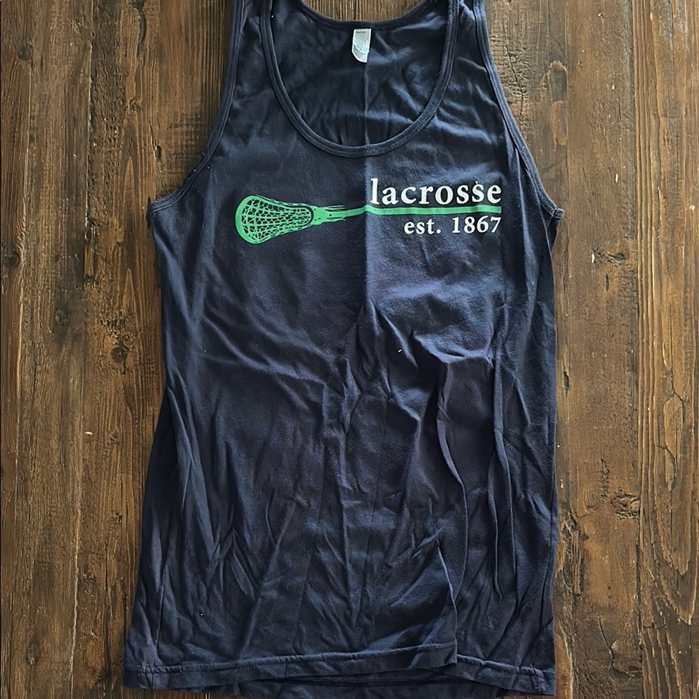 Lacrosse Navy Tank Top